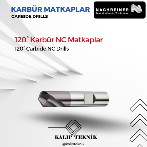 120° Karbür NC Matkaplar